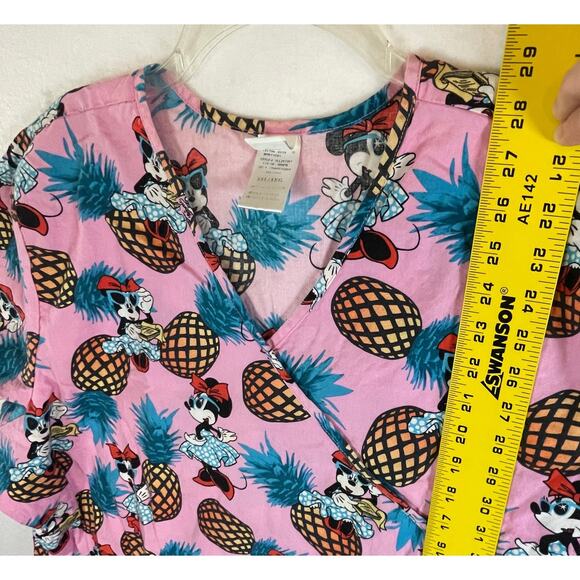 Disney Minnie Mouse & DC Wonder Woman 3XL Scrub Tops Medical Pediatric Nurse Doc - Picture 6 of 11